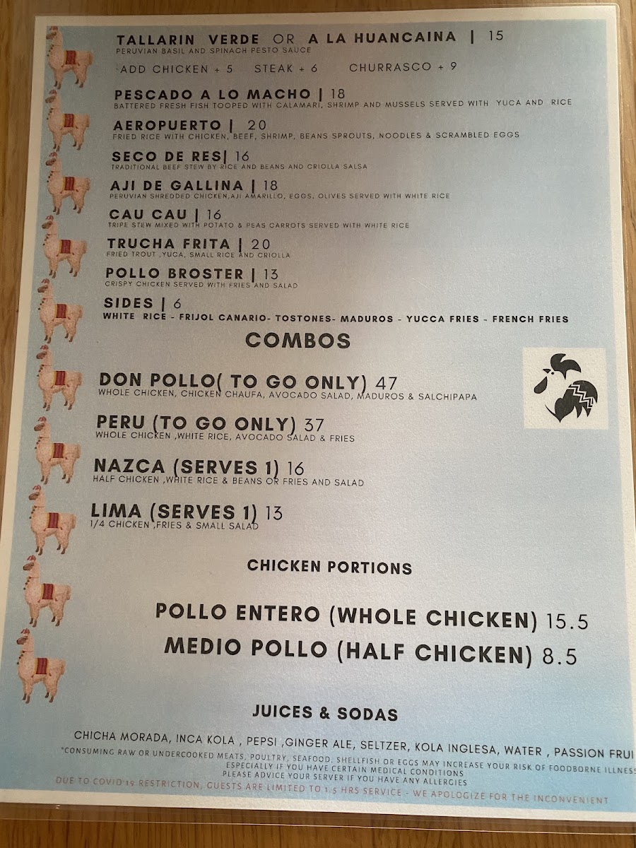 Menu Don Pollo Astoria-10